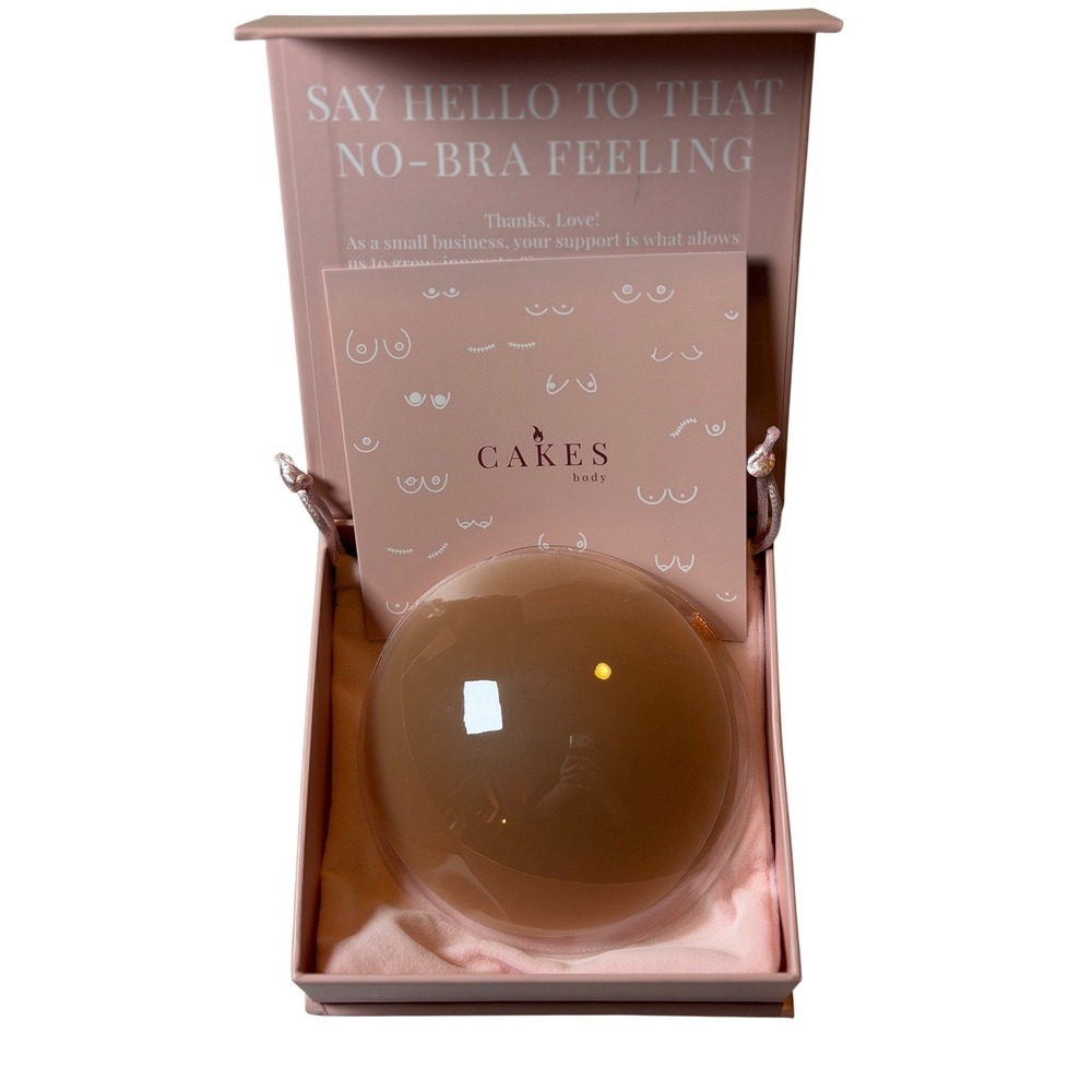Cakes Body Nipple Covers Caramel OG Non-Adhesive Grippy Silicone Circles Women